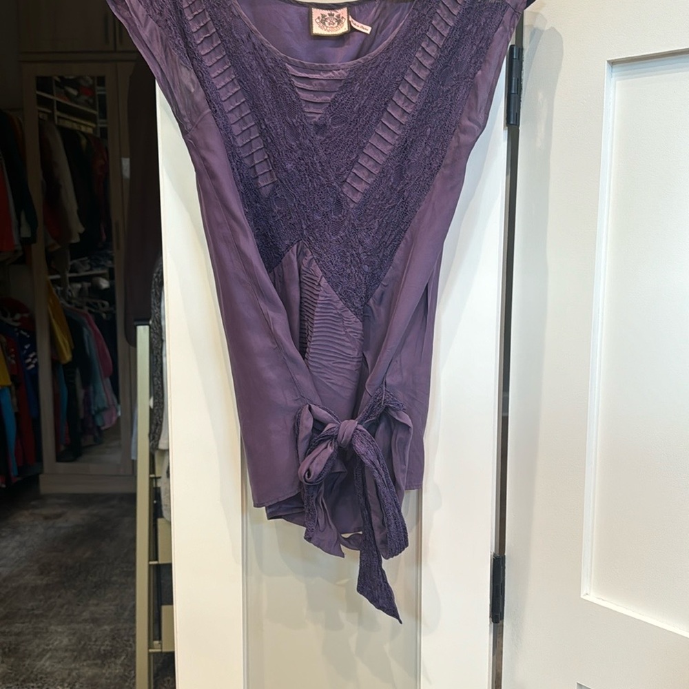 Juicy Couture Purple Fitted Sleeveless Camisole